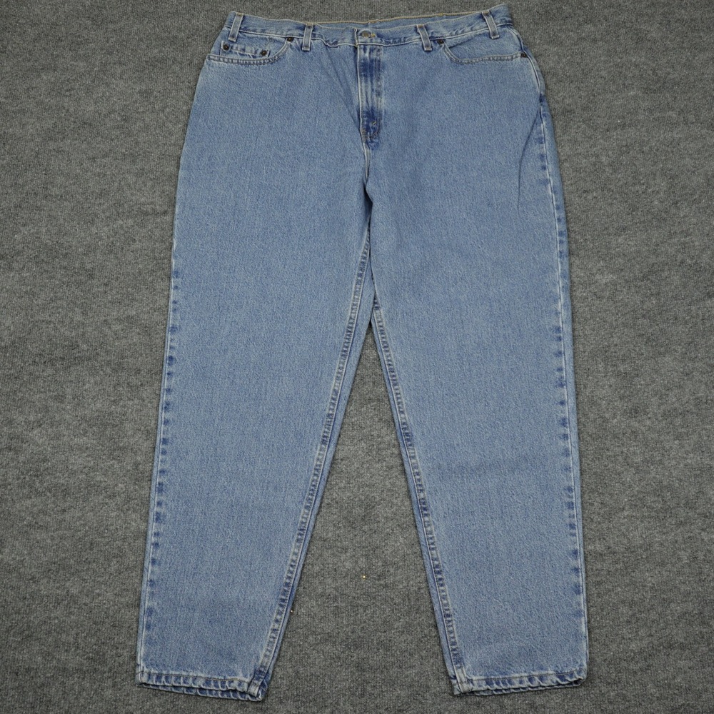 Vintage Levi's 550 Jeans Womens 22 Blue Relaxed Fit Tapered Leg High Rise USA